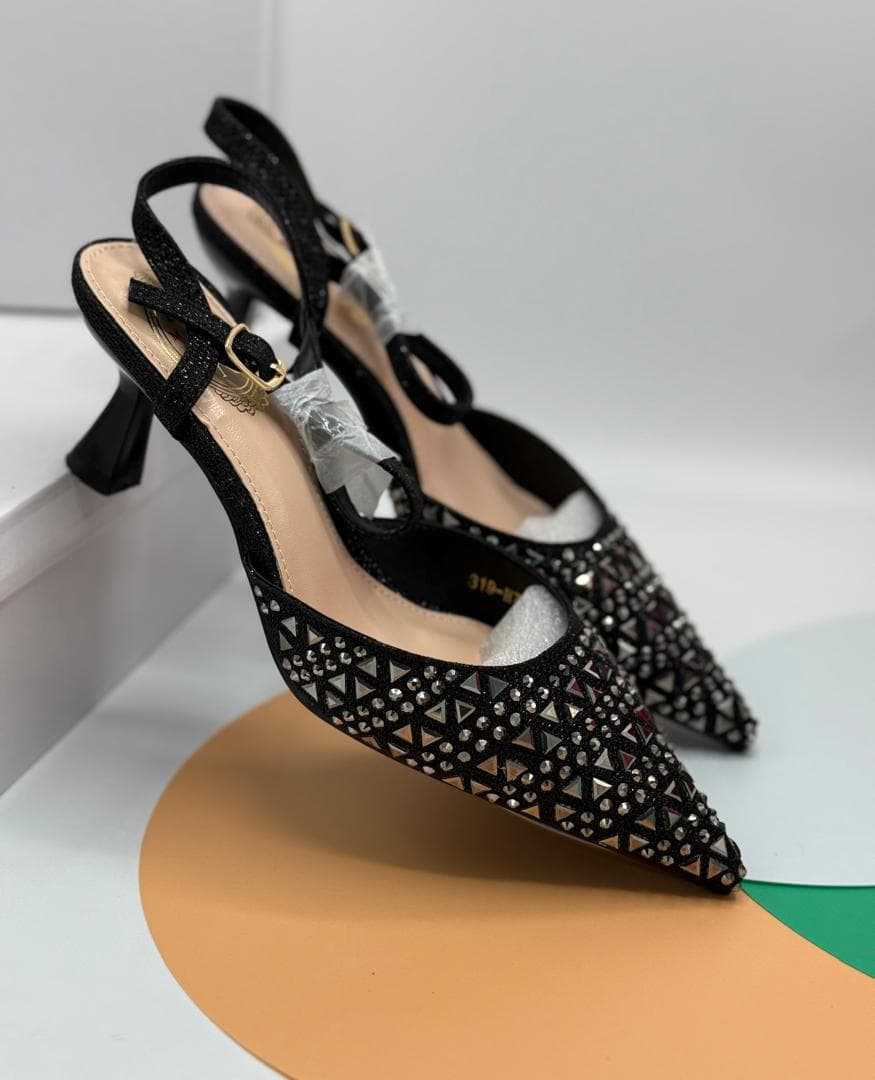 Wedding/dinner glittering heels