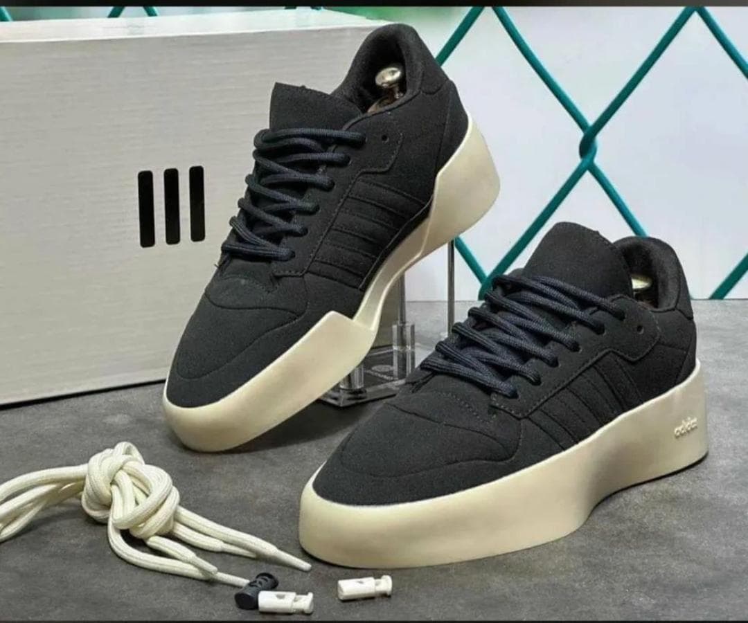 Adidas Light Dark White Sole Platform  Sneakers