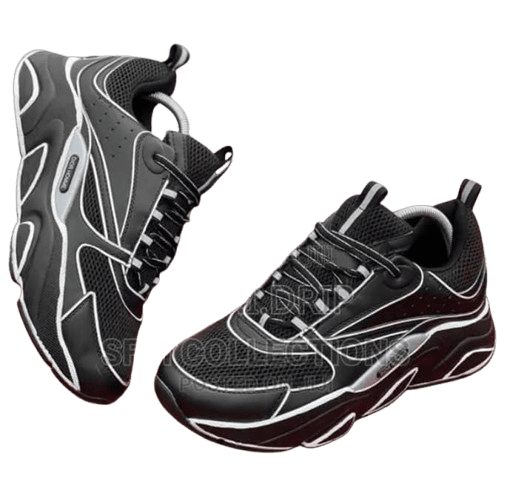 Black White Design Trainers